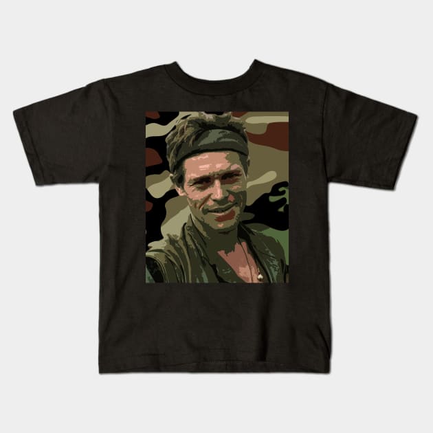 willem dafoe Kids T-Shirt by oryan80